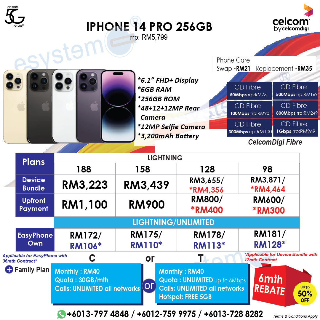 celcom iphone 14 pro max